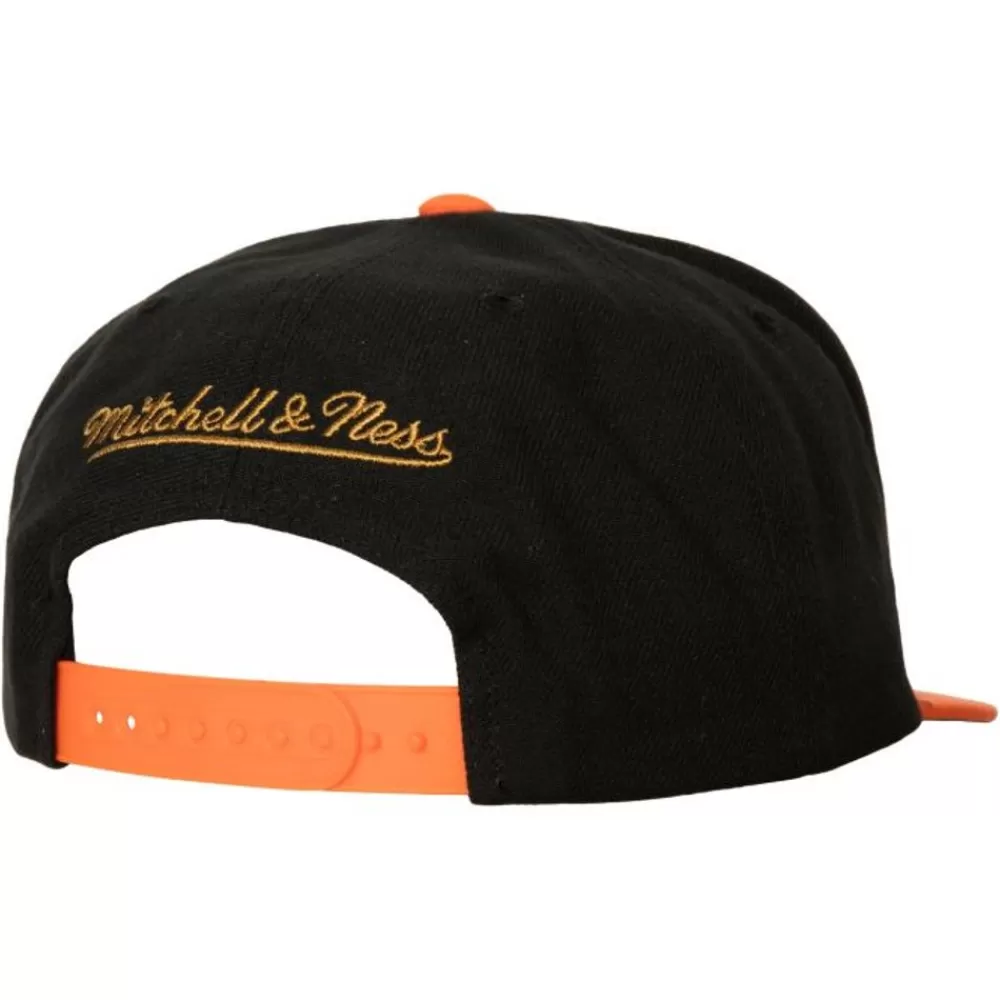 Headwear Mitchell & Ness -2 Tone Side Patch Snapback Anaheim Ducks