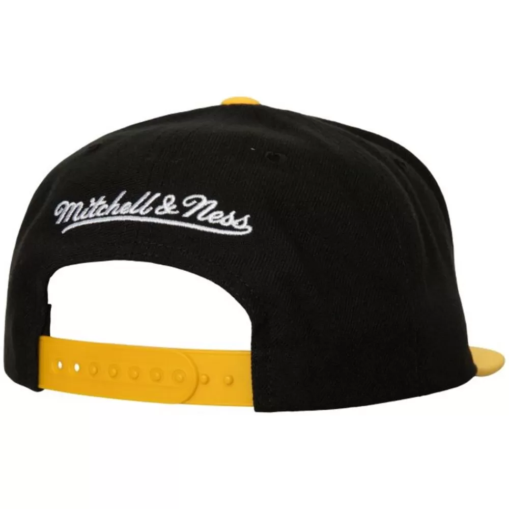 Headwear Mitchell & Ness -2 Tone Side Patch Snapback Boston Bruins