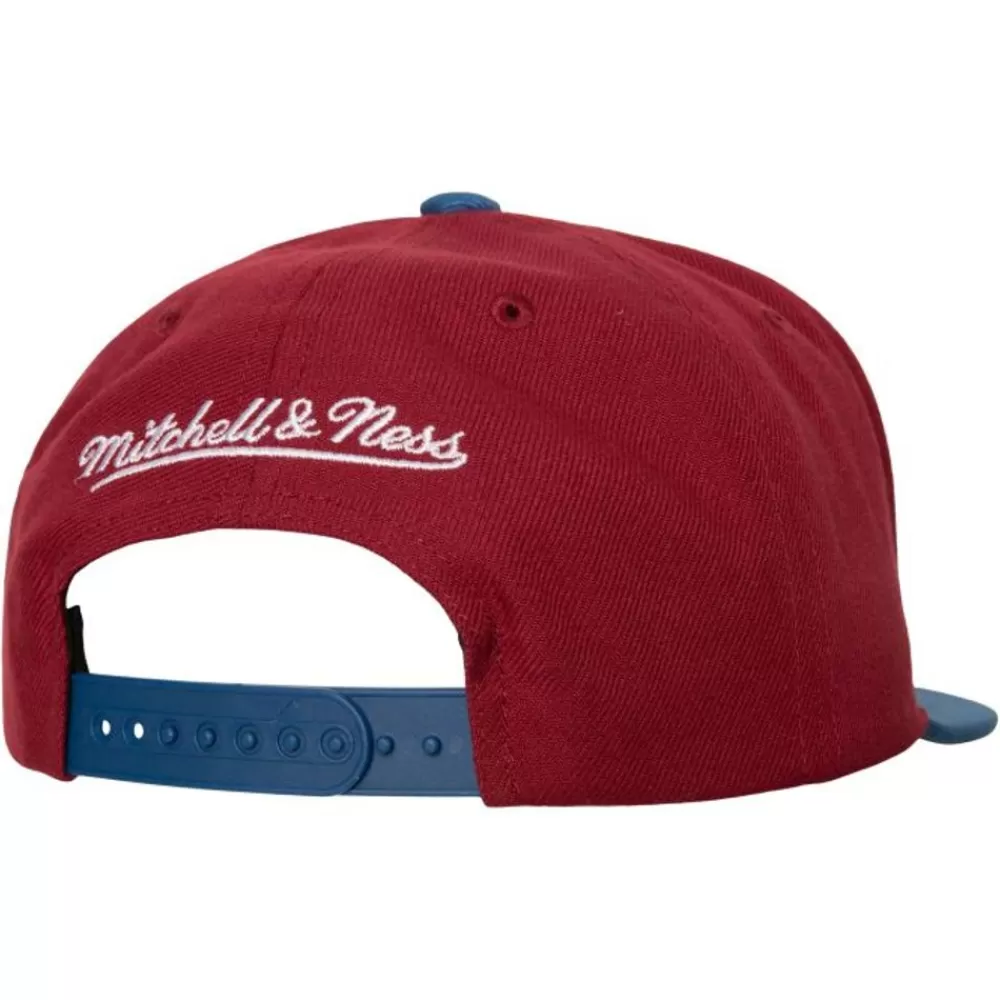 Headwear Mitchell & Ness -2 Tone Side Patch Snapback Colorado Avalanche