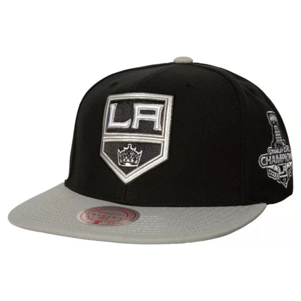 Headwear Mitchell & Ness -2 Tone Side Patch Snapback Los Angeles Kings