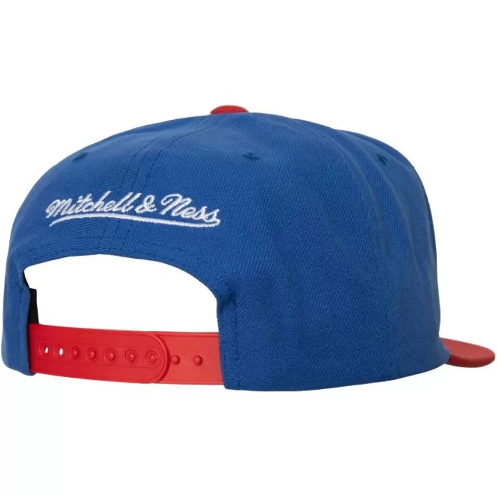 Headwear Mitchell & Ness -2 Tone Side Patch Snapback New York Rangers