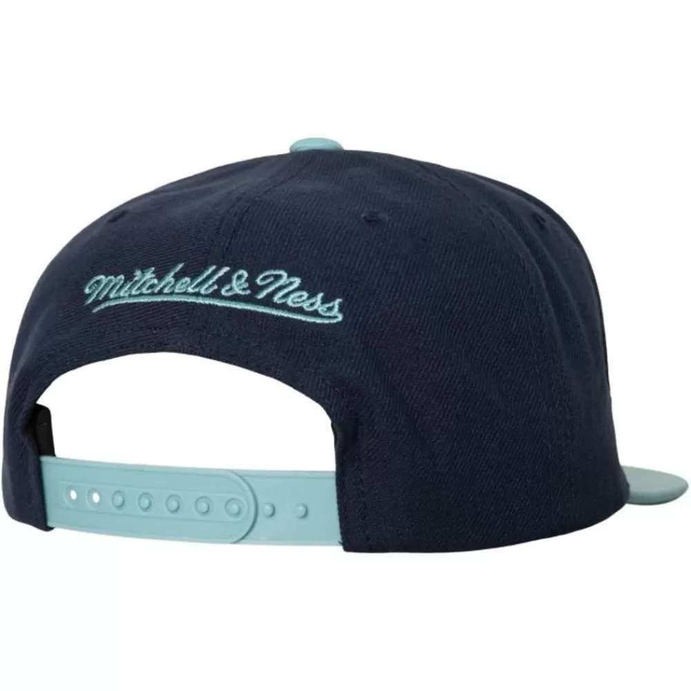 Headwear Mitchell & Ness -2 Tone Side Patch Snapback Seattle Kraken