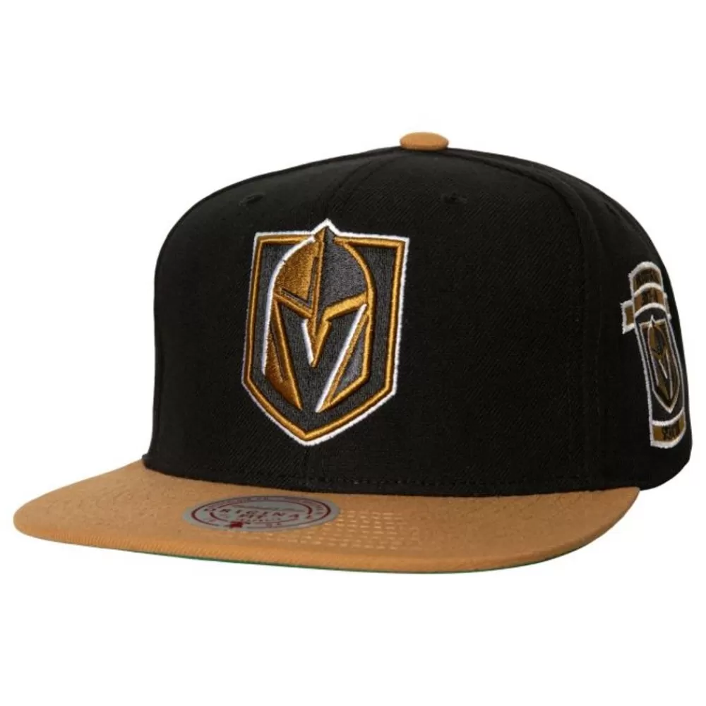 Headwear Mitchell & Ness -2 Tone Side Patch Snapback Vegas Golden Knights