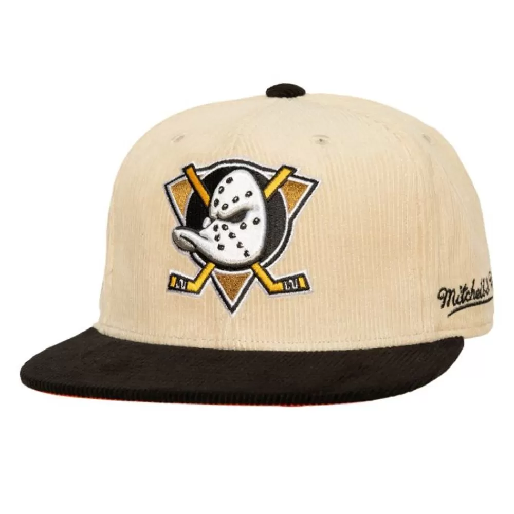 Headwear Mitchell & Ness -2 Tone Team Cord Fitted Anaheim Ducks