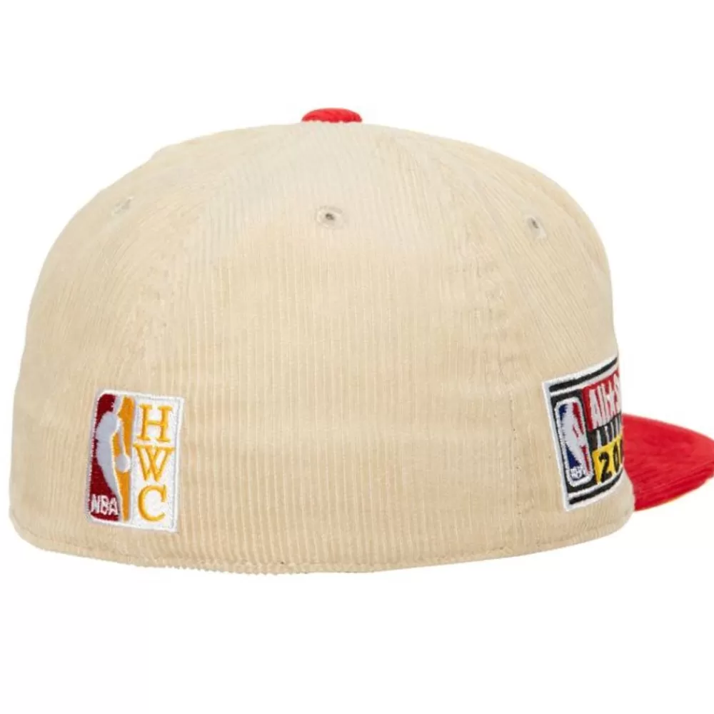 Headwear Mitchell & Ness -2 Tone Team Cord Fitted Hwc Atlanta Hawks