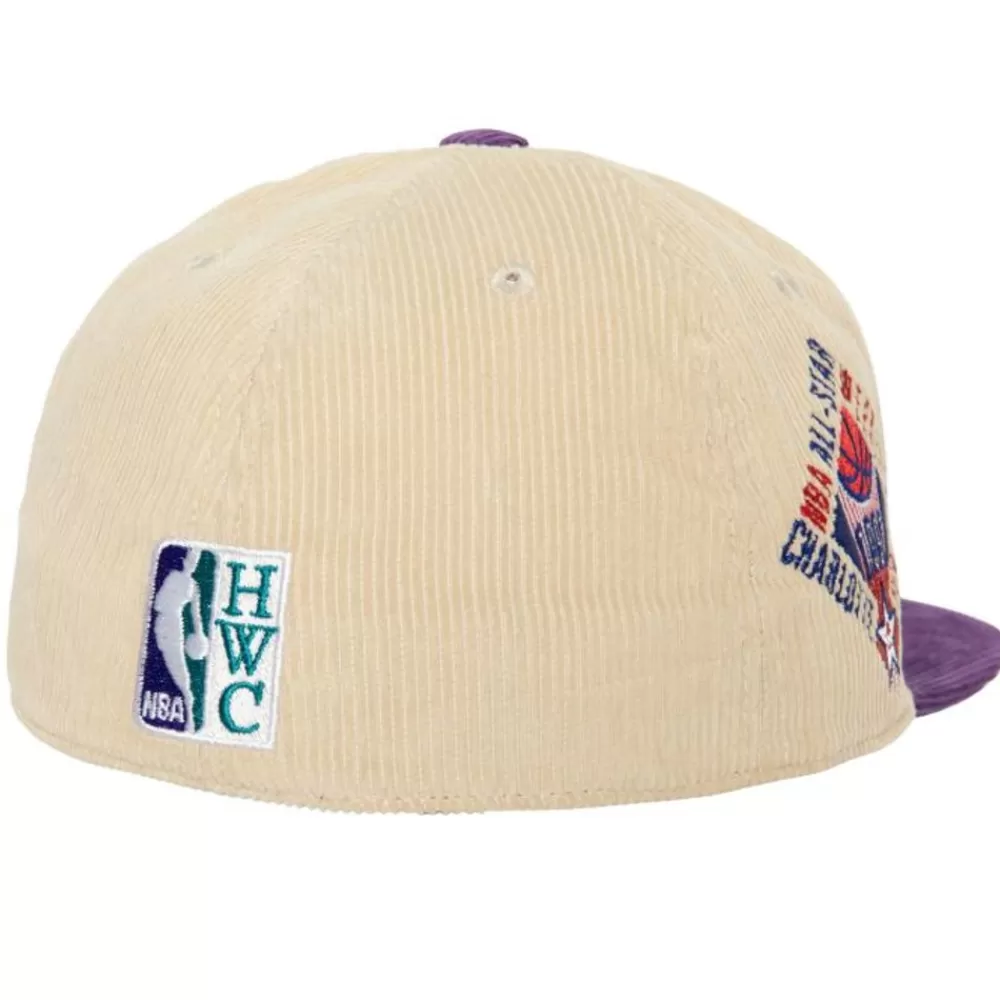 Headwear Mitchell & Ness -2 Tone Team Cord Fitted Hwc Charlotte Hornets