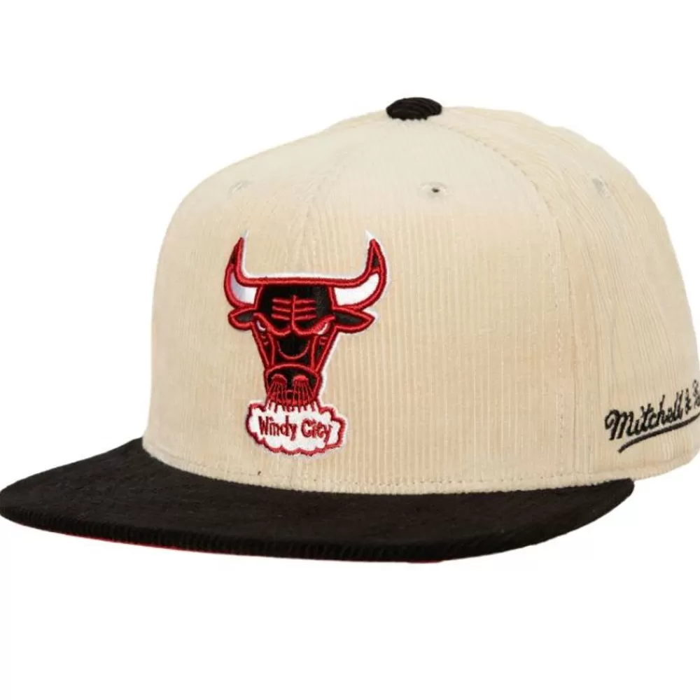 Headwear Mitchell & Ness -2 Tone Team Cord Fitted Hwc Chicago Bulls