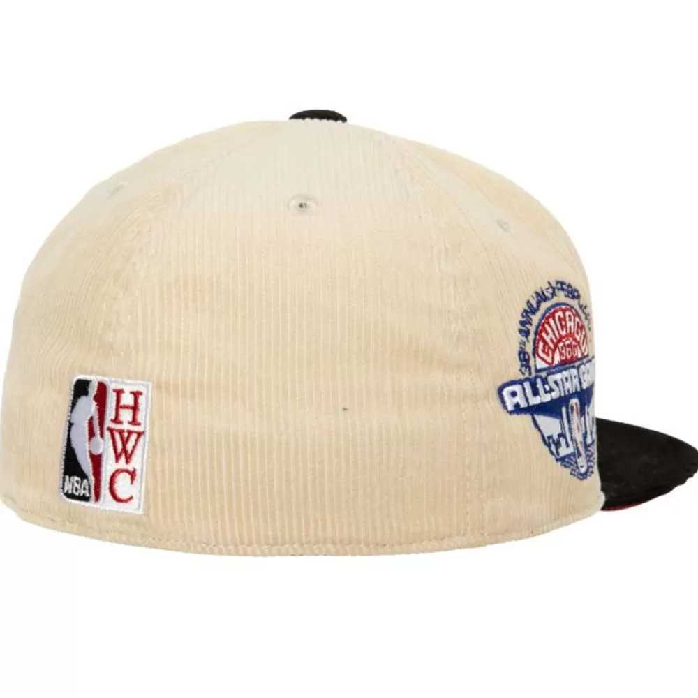 Headwear Mitchell & Ness -2 Tone Team Cord Fitted Hwc Chicago Bulls