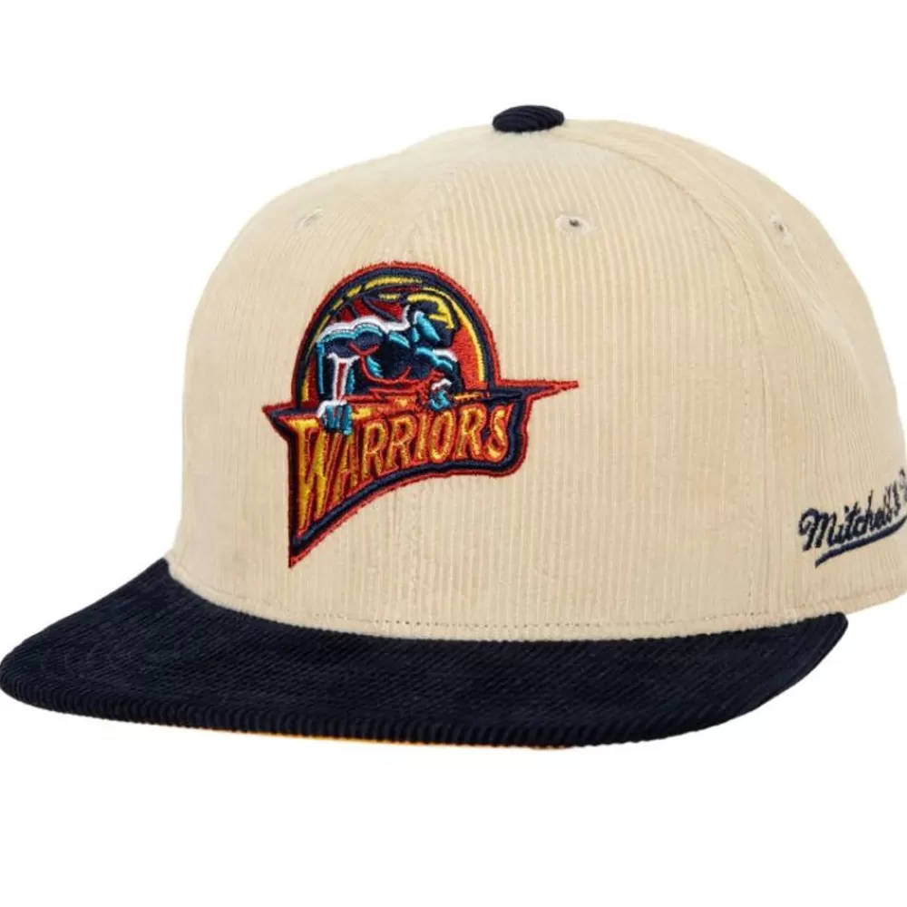 Headwear Mitchell & Ness -2 Tone Team Cord Fitted Hwc Golden State Warriors