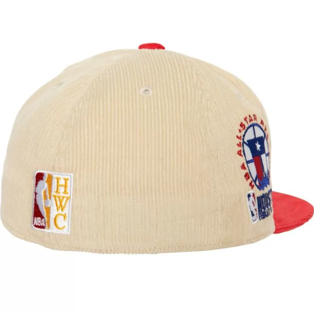 Headwear Mitchell & Ness -2 Tone Team Cord Fitted Hwc Houston Rockets