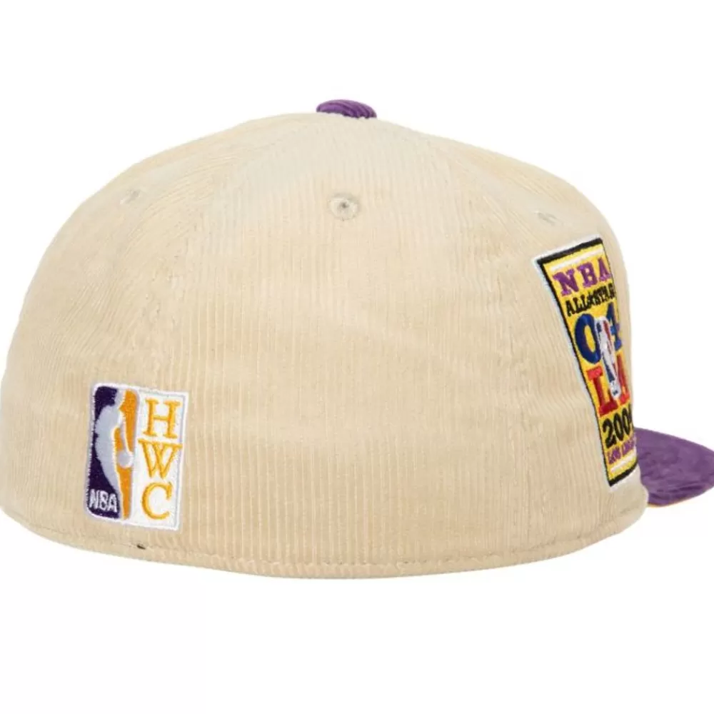 Headwear Mitchell & Ness -2 Tone Team Cord Fitted Hwc Los Angeles Lakers