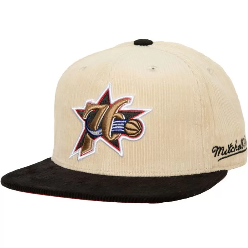 Headwear Mitchell & Ness -2 Tone Team Cord Fitted Hwc Philadelphia 76Ers