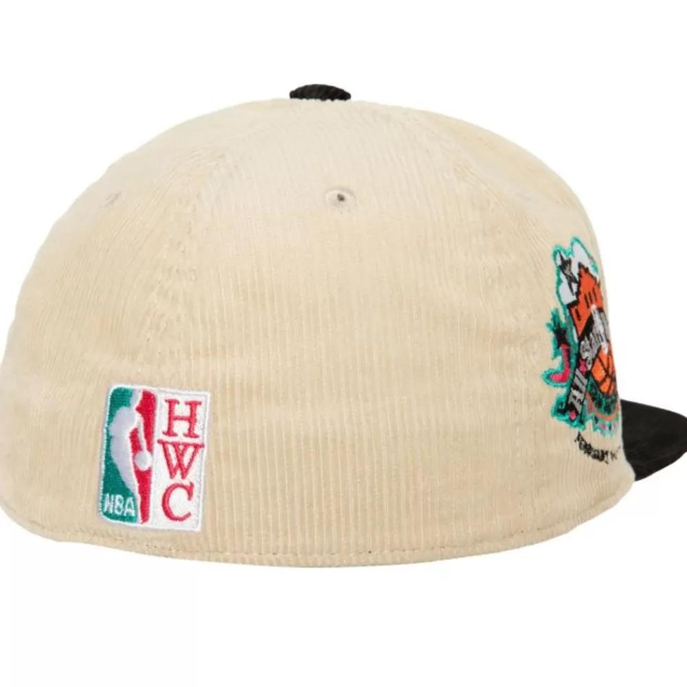Headwear Mitchell & Ness -2 Tone Team Cord Fitted Hwc San Antonio Spurs