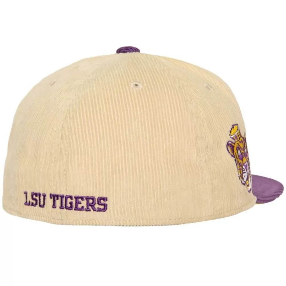 Headwear Mitchell & Ness -2 Tone Team Cord Fitted Louisiana State University
