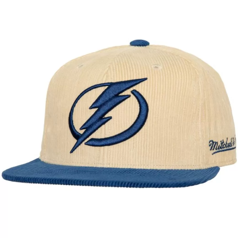 Headwear Mitchell & Ness -2 Tone Team Cord Fitted Tampa Bay Lightning