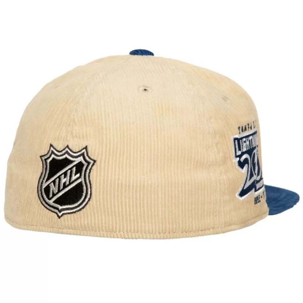 Headwear Mitchell & Ness -2 Tone Team Cord Fitted Tampa Bay Lightning