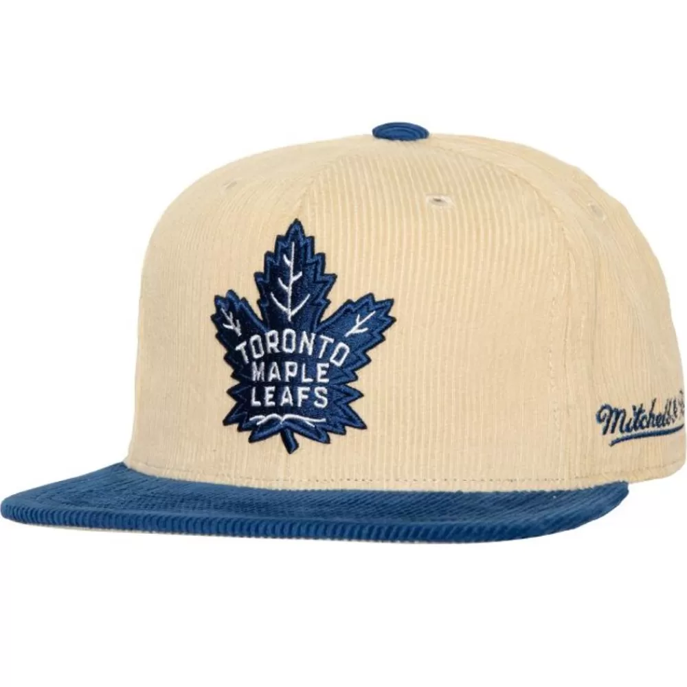Headwear Mitchell & Ness -2 Tone Team Cord Fitted Toronto Maple Leafs