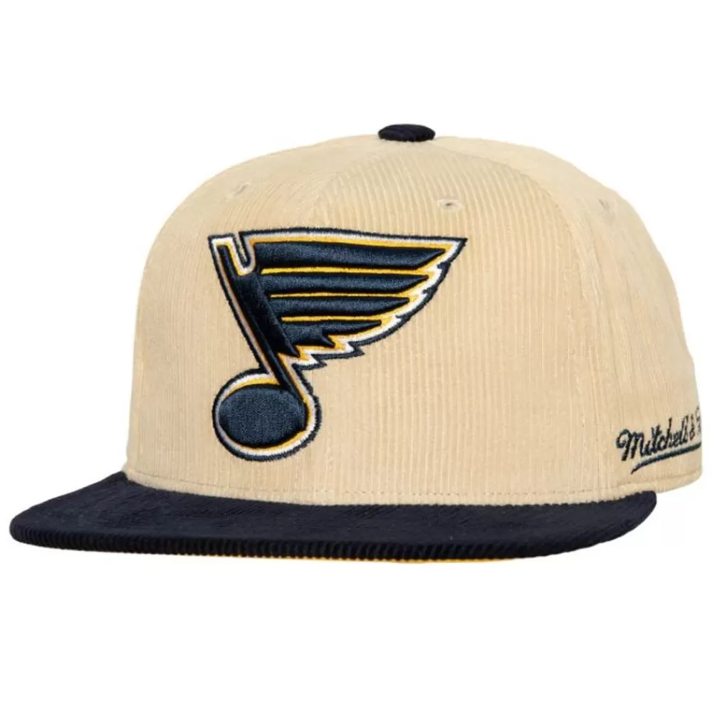 Headwear Mitchell & Ness -2 Tone Team Cord Fitted Vntg St. Louis Blues