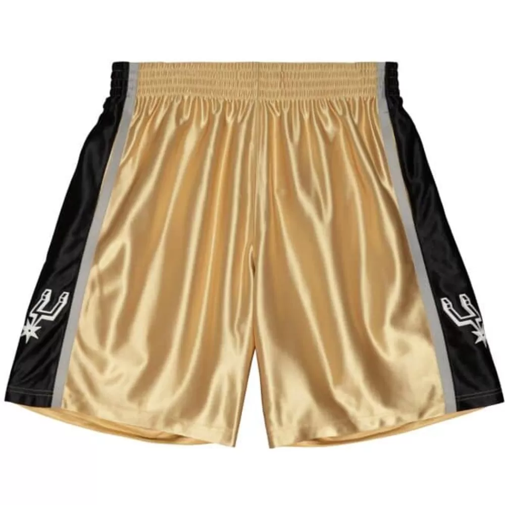 Shorts Mitchell & Ness -75Th Anniversary Gold Swingman San Antonio Spurs 1998-99 Shorts