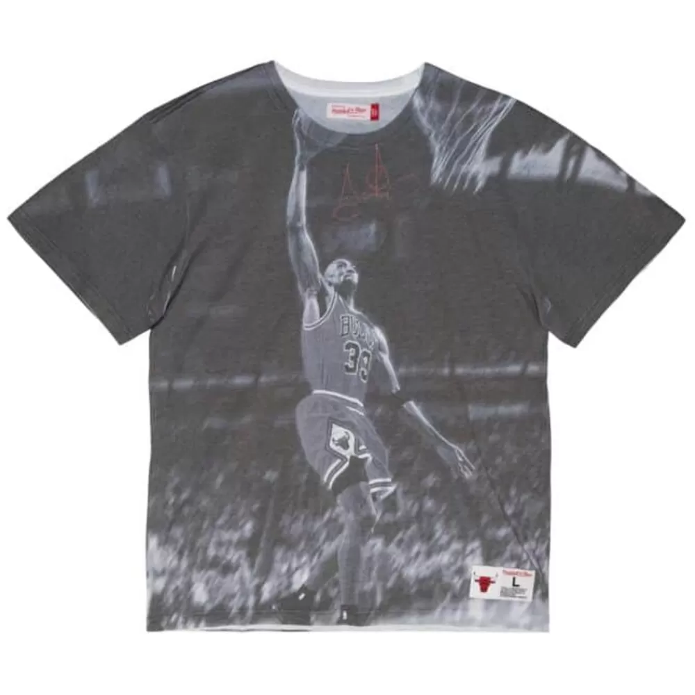 Apparel Mitchell & Ness T-Shirts & Tops-Above The Rim Sublimated Ss Tee Chicago Bulls Scottie Pippen