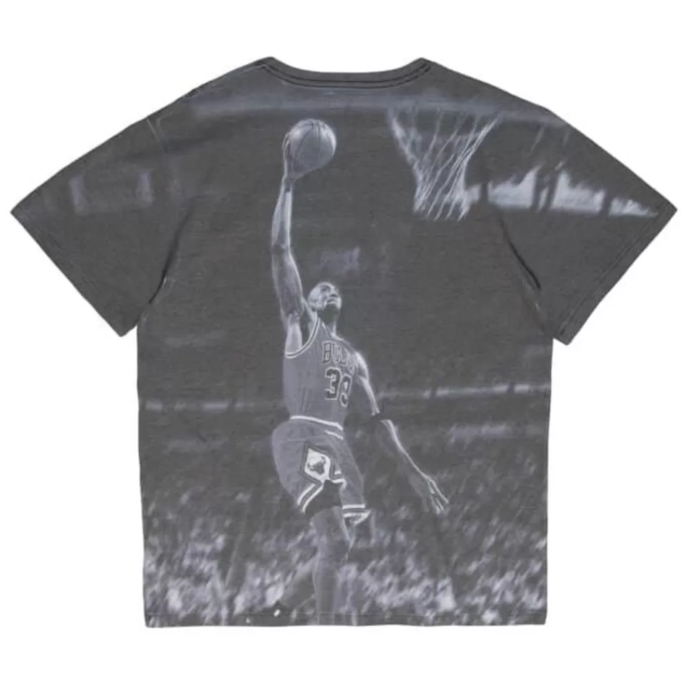 Apparel Mitchell & Ness T-Shirts & Tops-Above The Rim Sublimated Ss Tee Chicago Bulls Scottie Pippen