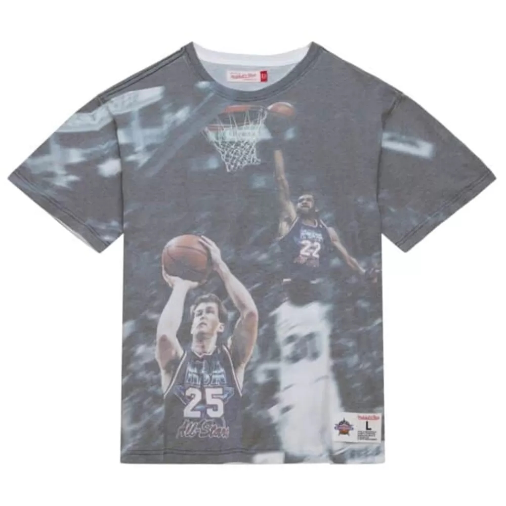 Apparel Mitchell & Ness T-Shirts & Tops-Above The Rim Sublimated S/S Tee Cleveland Cavaliers