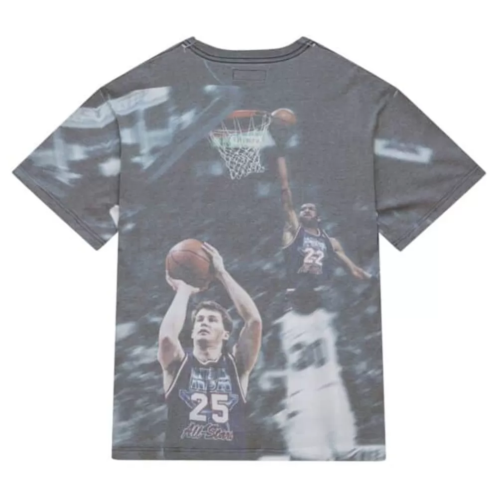 Apparel Mitchell & Ness T-Shirts & Tops-Above The Rim Sublimated S/S Tee Cleveland Cavaliers