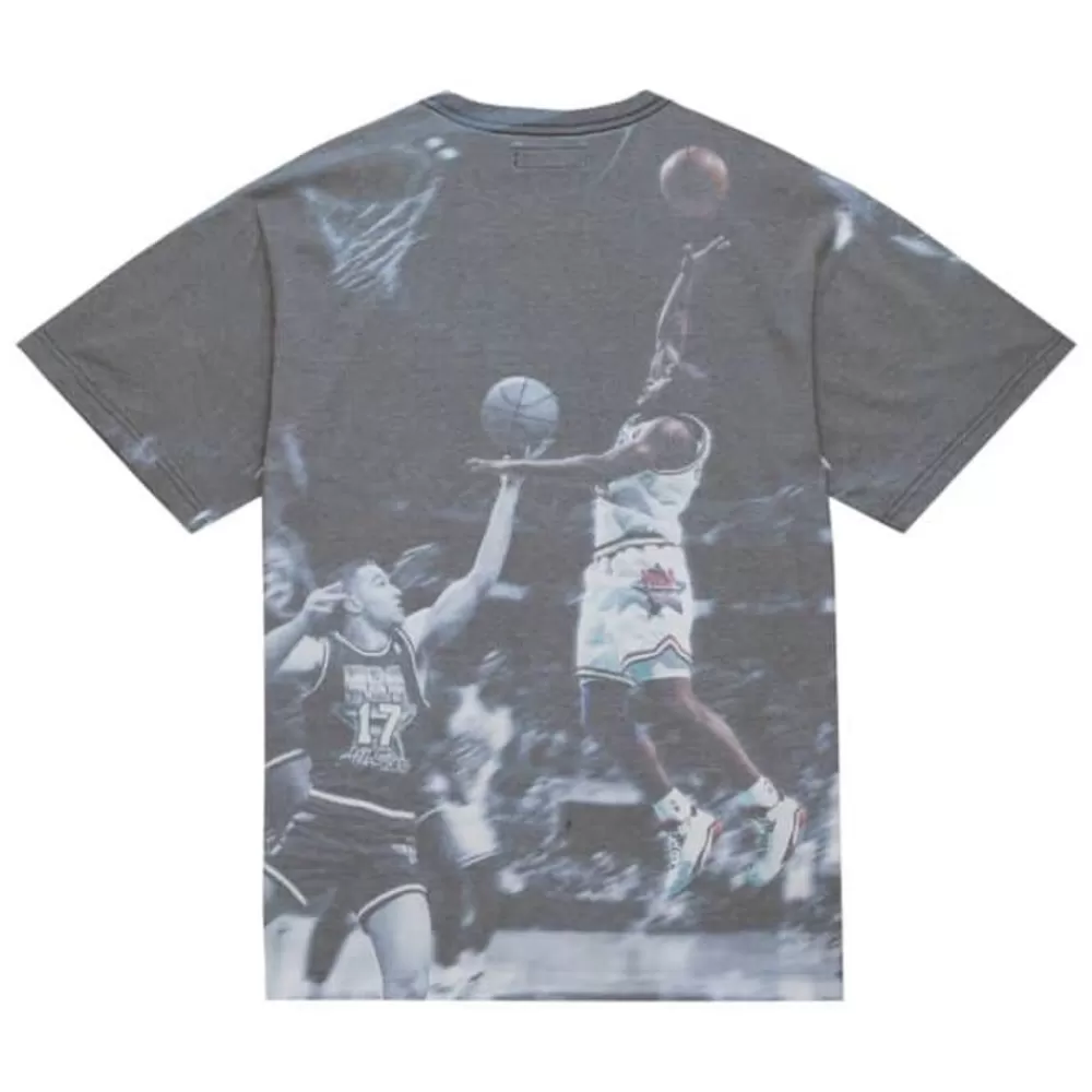 Apparel Mitchell & Ness T-Shirts & Tops-Above The Rim Sublimated S/S Tee Golden State Warriors