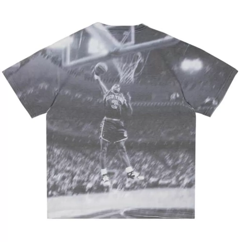 Apparel Mitchell & Ness T-Shirts & Tops-Above The Rim Sublimated Ss Tee New York Knicks John Starks