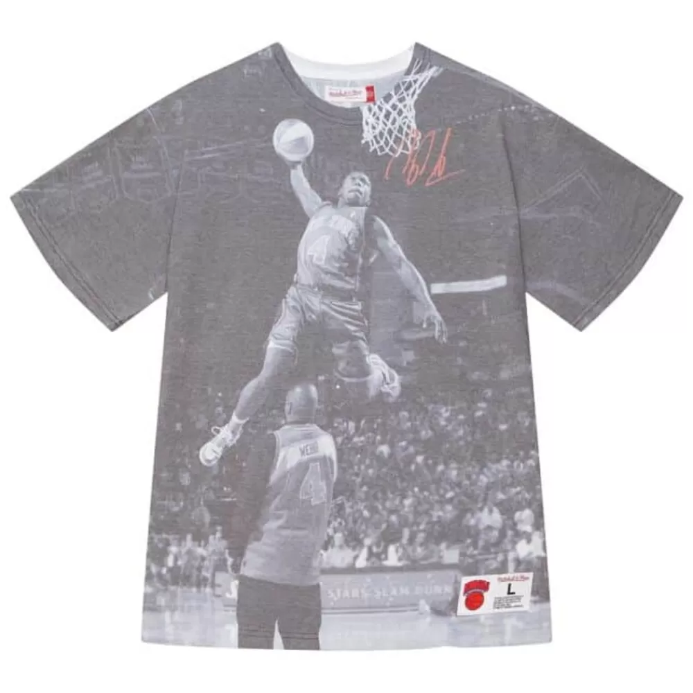 Apparel Mitchell & Ness T-Shirts & Tops-Above The Rim Sublimated Ss Tee New York Knicks Nate Robinson