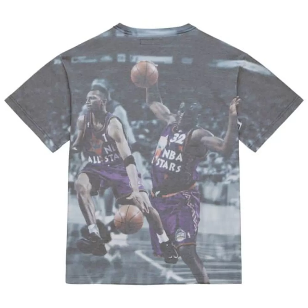 Apparel Mitchell & Ness T-Shirts & Tops-Above The Rim Sublimated S/S Tee Orlando Magic