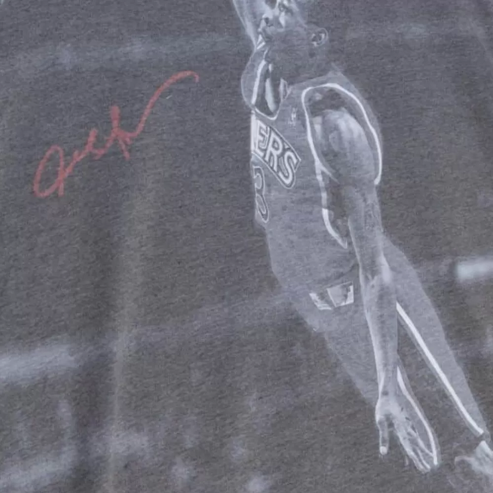 Apparel Mitchell & Ness T-Shirts & Tops-Above The Rim Sublimated Ss Tee Philadelphia 76Ers Allen Iverson