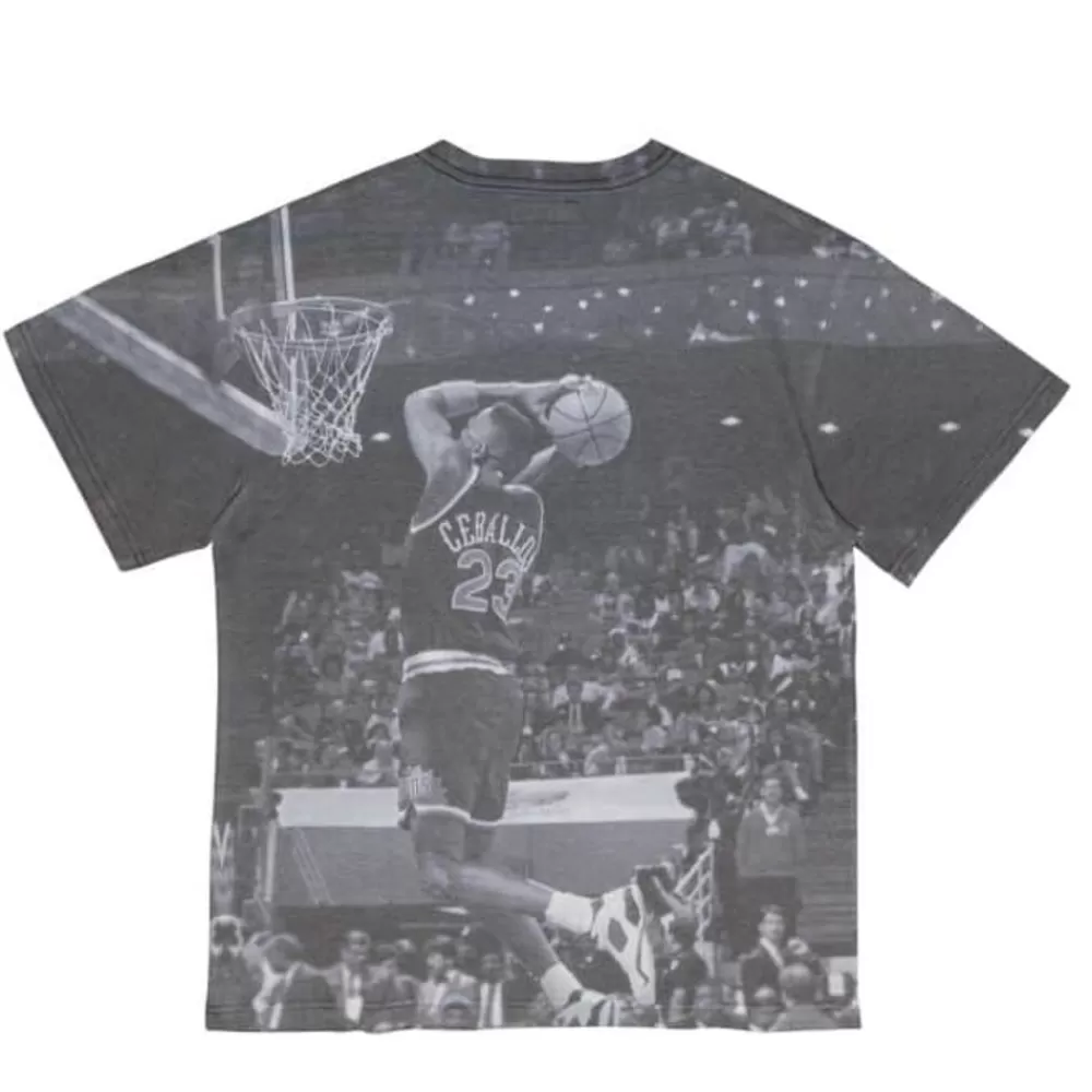 Apparel Mitchell & Ness T-Shirts & Tops-Above The Rim Sublimated Ss Tee Phoenix Suns Cedric Ceballos