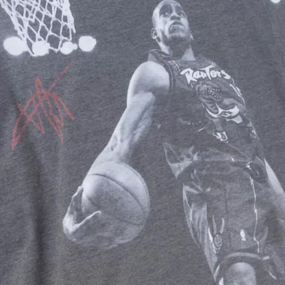 Apparel Mitchell & Ness T-Shirts & Tops-Above The Rim Sublimated Ss Tee Toronto Raptors Vince Carter