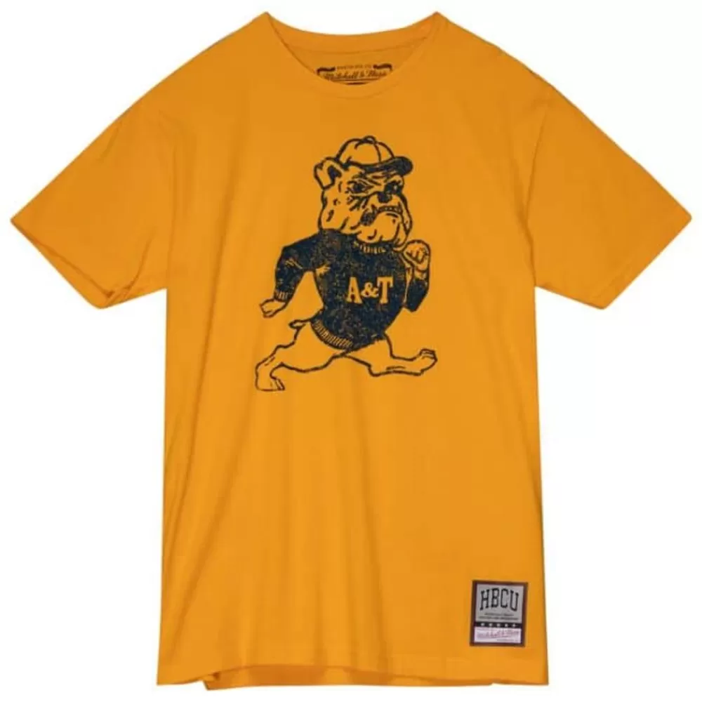 Apparel Mitchell & Ness T-Shirts & Tops-Aggie Tee North Carolina A&T University