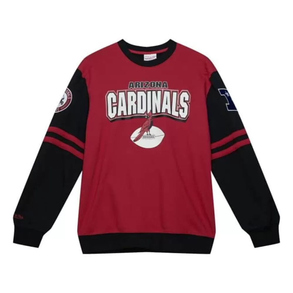 Apparel Mitchell & Ness T-Shirts & Tops-All Over Crew 2.0 Arizona Cardinals