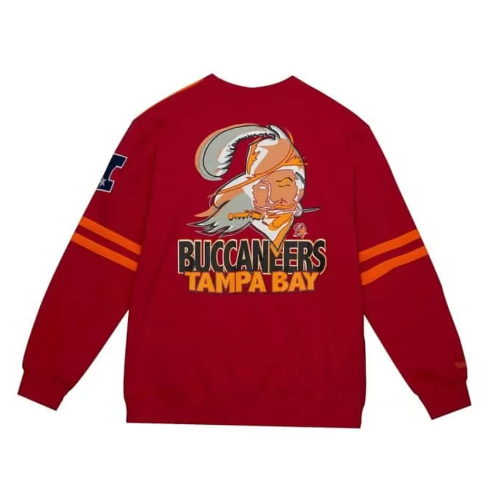 Apparel Mitchell & Ness T-Shirts & Tops-All Over Crew 2.0 Tampa Bay Buccaneers
