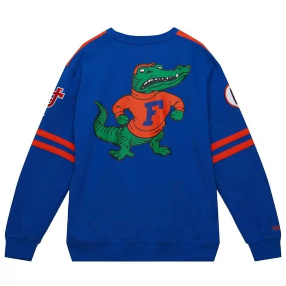 Apparel Mitchell & Ness T-Shirts & Tops-All Over Crew 2.0 University Of Florida