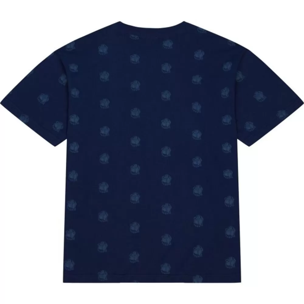 Apparel Mitchell & Ness T-Shirts & Tops-Aop Ss Top Georgetown University
