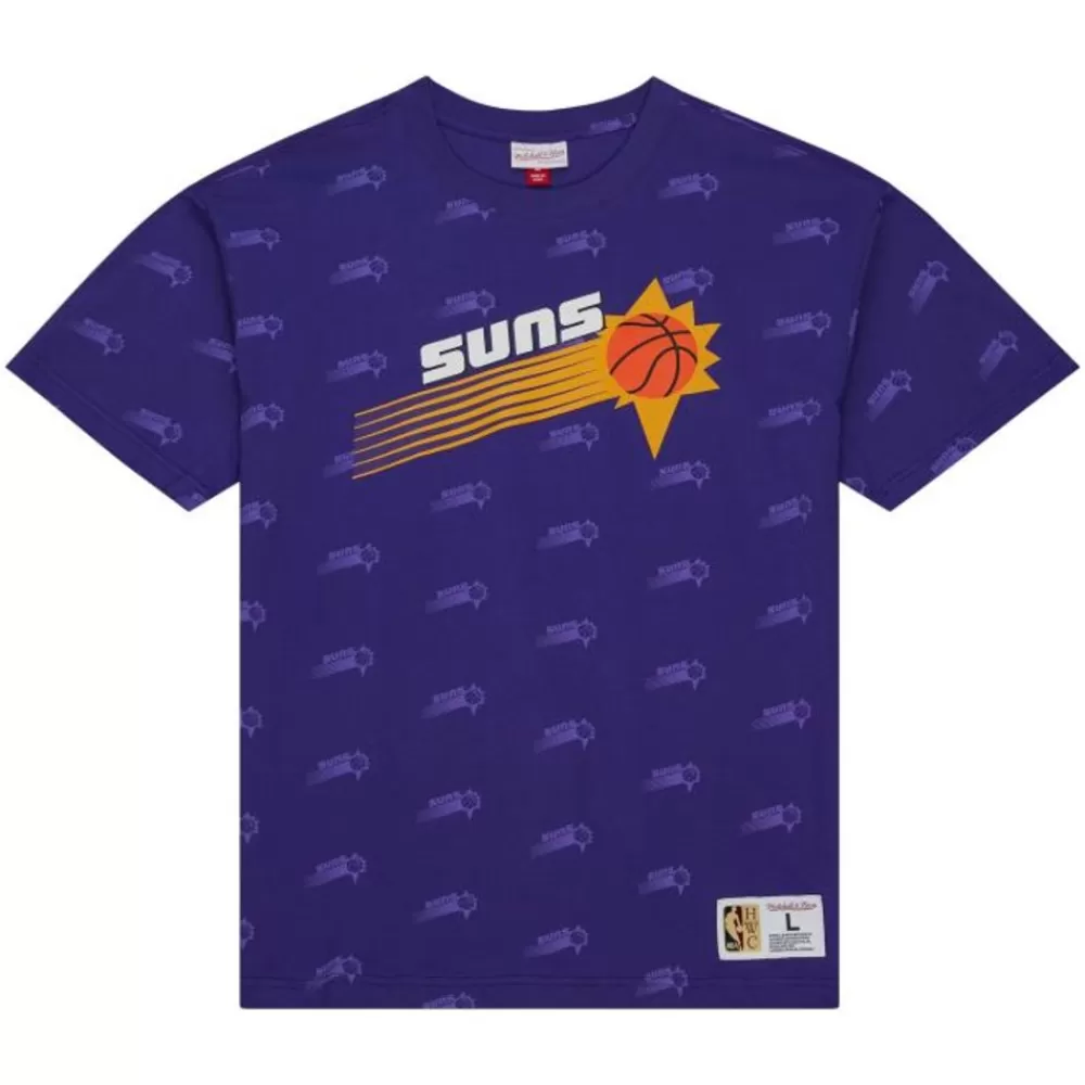 Apparel Mitchell & Ness T-Shirts & Tops-Aop S/S Top Phoenix Suns