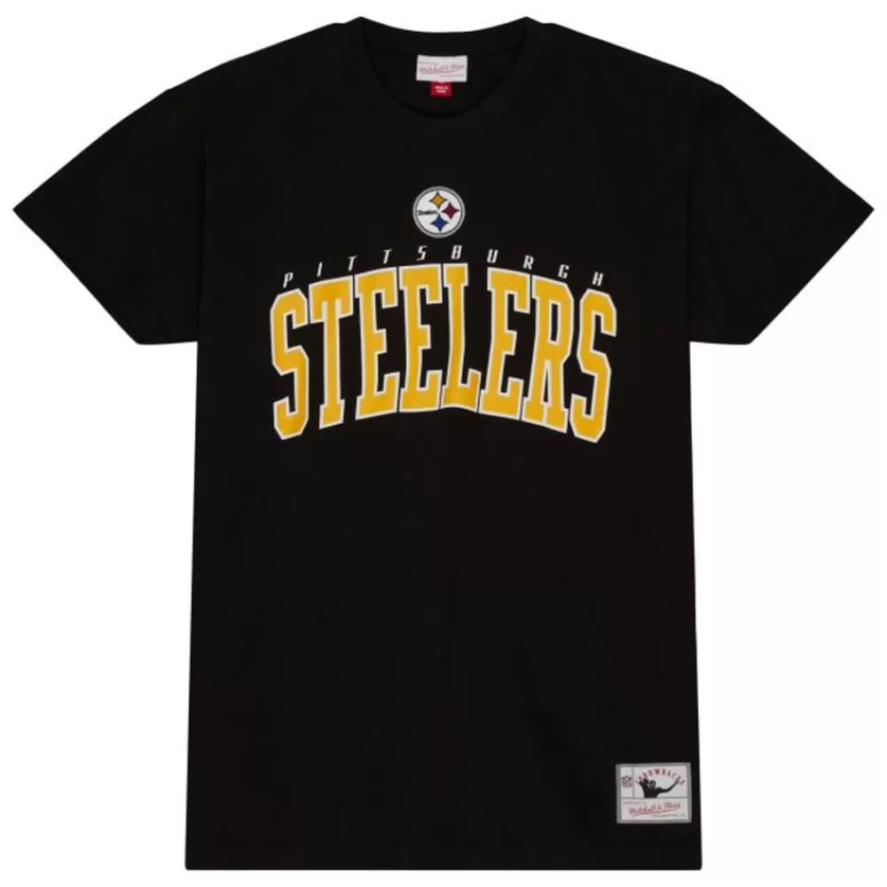 Apparel Mitchell & Ness T-Shirts & Tops-Arch Tee Pittsburgh Steelers