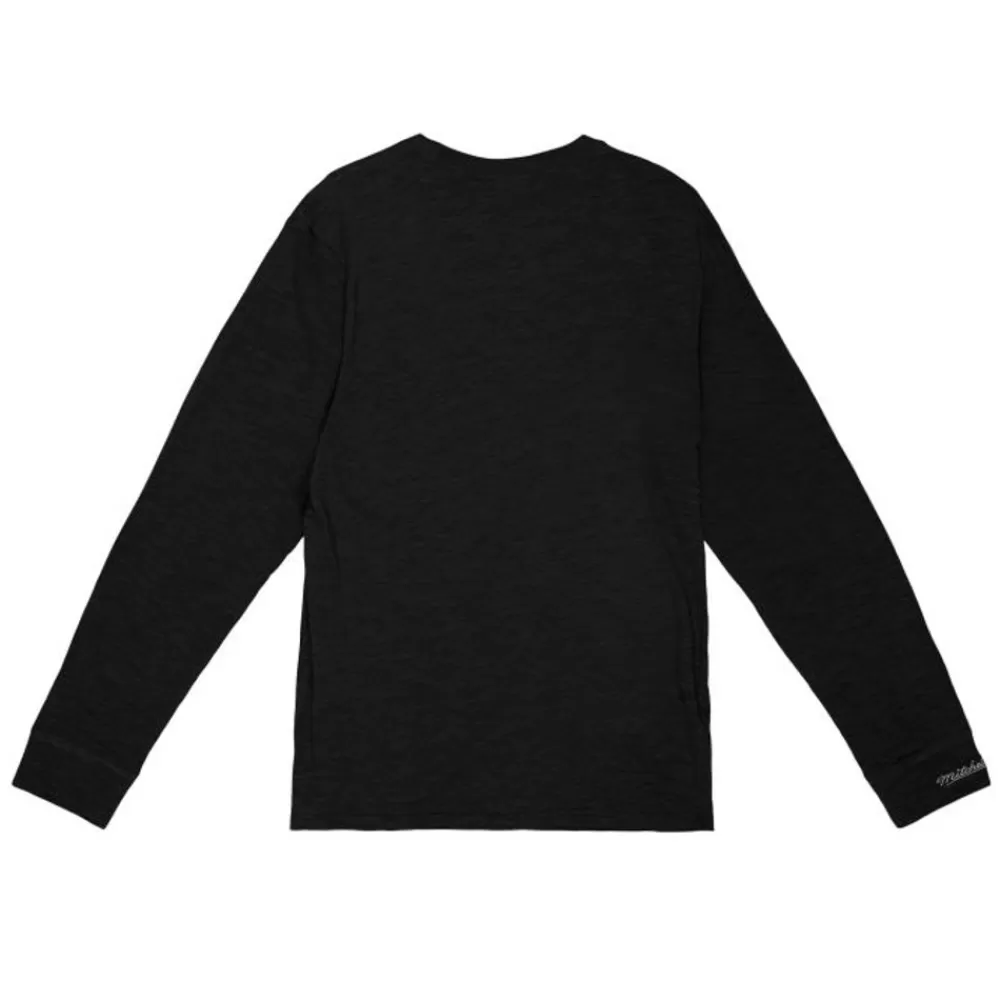 Apparel Mitchell & Ness T-Shirts & Tops-Arched Logo Lockup Slub Ls Tee Texas Tech University