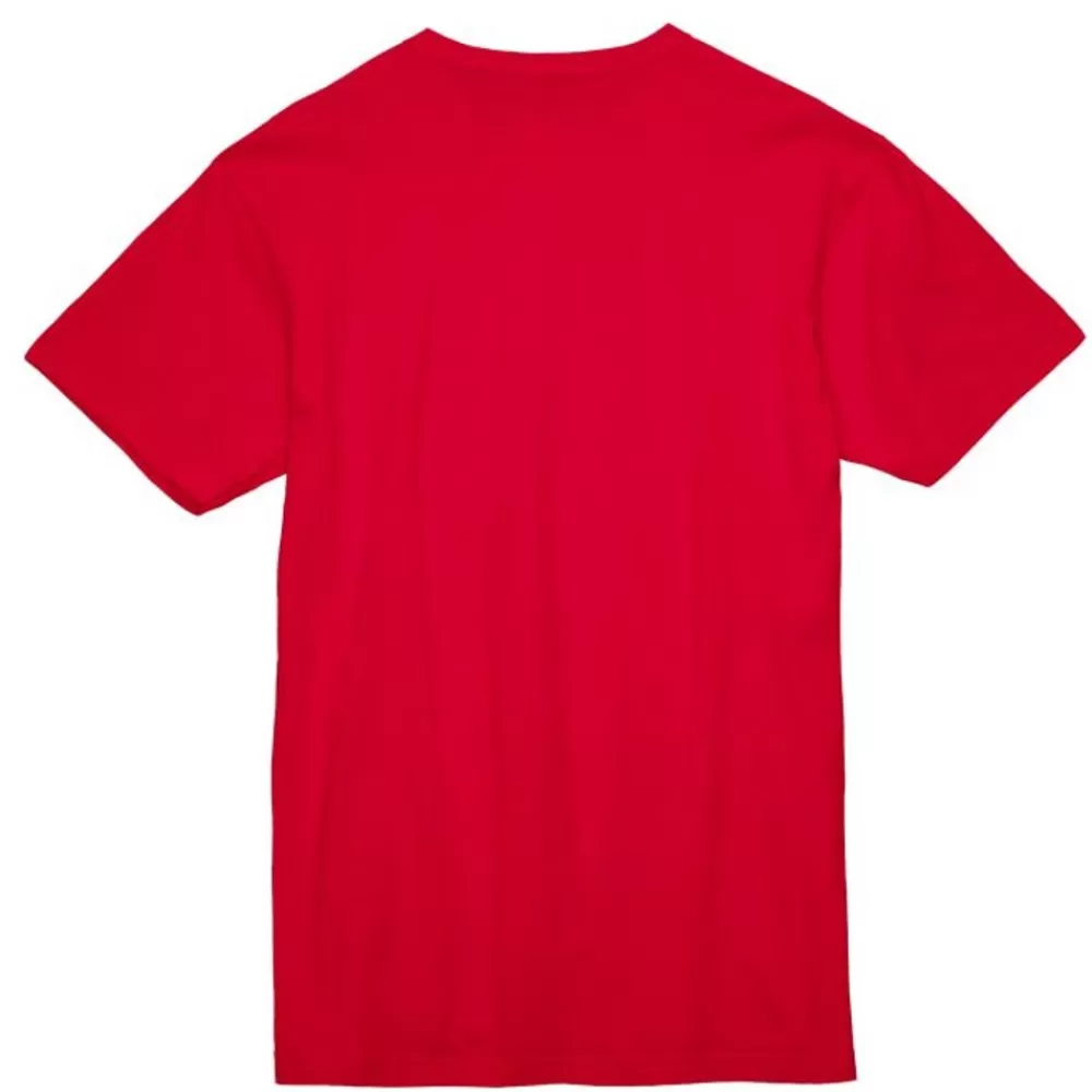 Apparel Mitchell & Ness T-Shirts & Tops-Arched Logo Lockup Slub Tee University Of Wisconsin - Madison