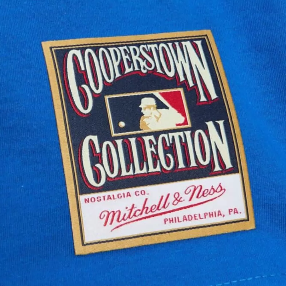 Apparel Mitchell & Ness T-Shirts & Tops-Arched Vintage Logo Tee Texas Rangers