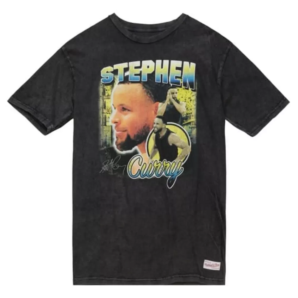 Apparel Mitchell & Ness T-Shirts & Tops-Asg Concert Tee Players Association Stephen Curry