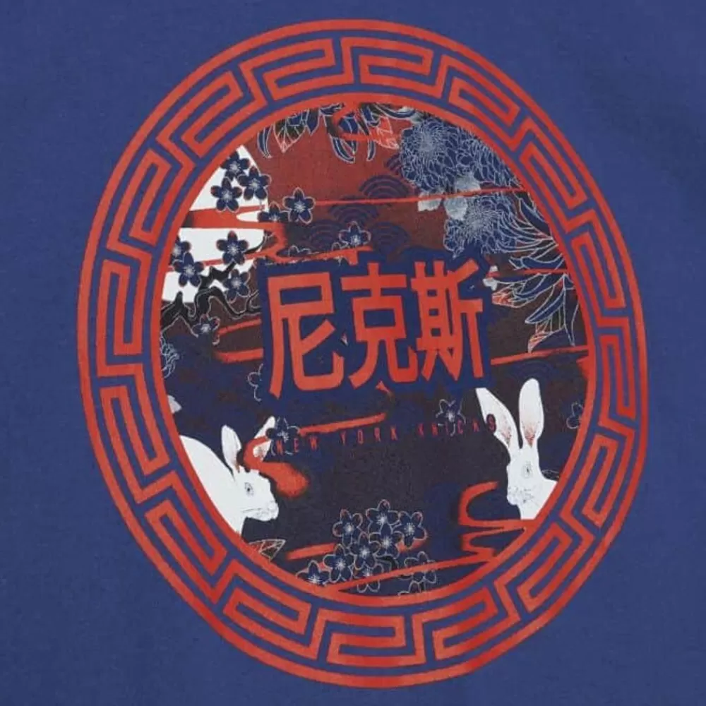 Apparel Mitchell & Ness T-Shirts & Tops-Asian Heritage Ss Tee 5.0 New York Knicks