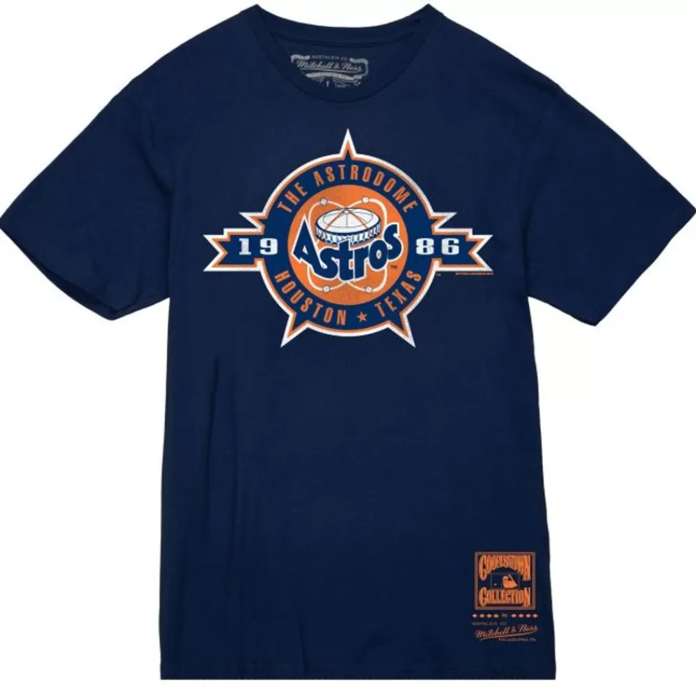 Apparel Mitchell & Ness T-Shirts & Tops-Astrodome 1986 Tee Houston Astros