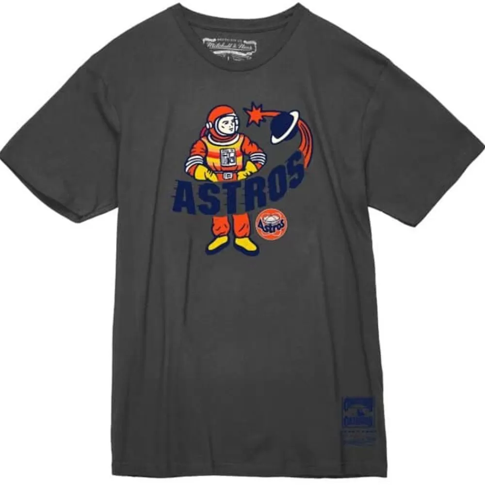 Apparel Mitchell & Ness T-Shirts & Tops-Astro-Naught Tee Houston Astros