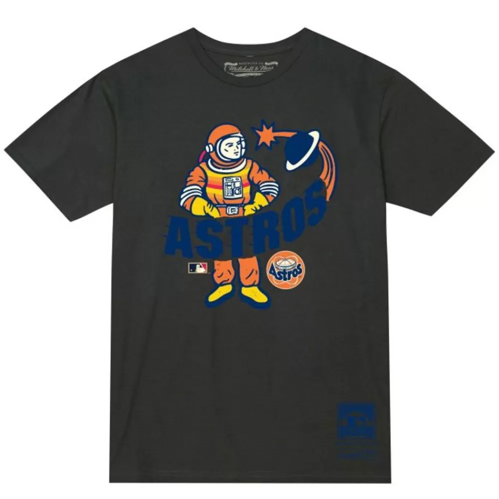 Apparel Mitchell & Ness T-Shirts & Tops-Astro-Naught Tee Houston Astros