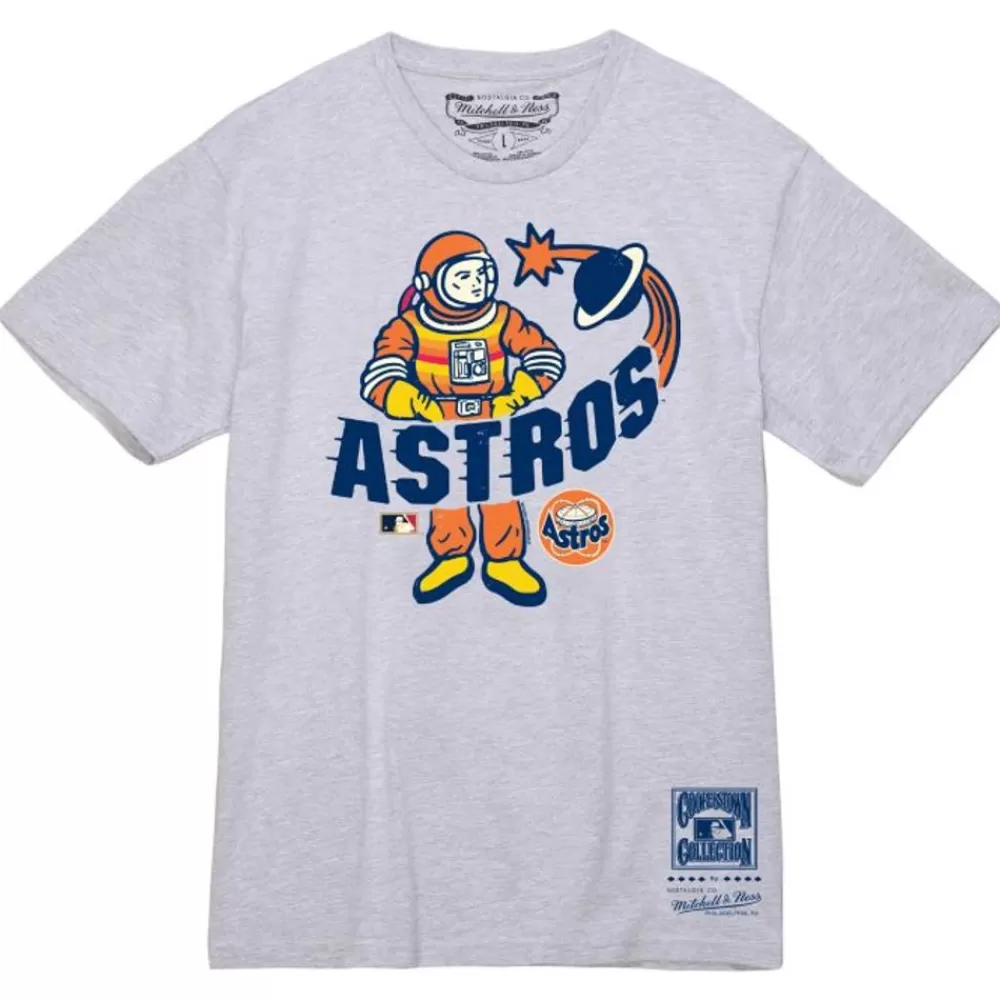 Apparel Mitchell & Ness T-Shirts & Tops-Astro-Naught Tee Houston Astros
